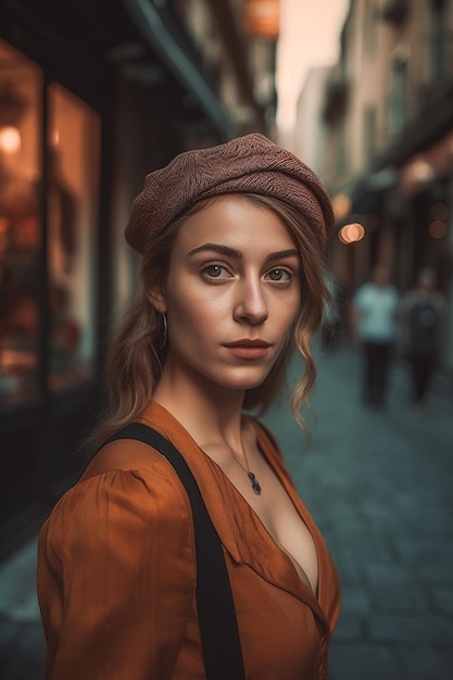 Portret van een mode-vrouwen