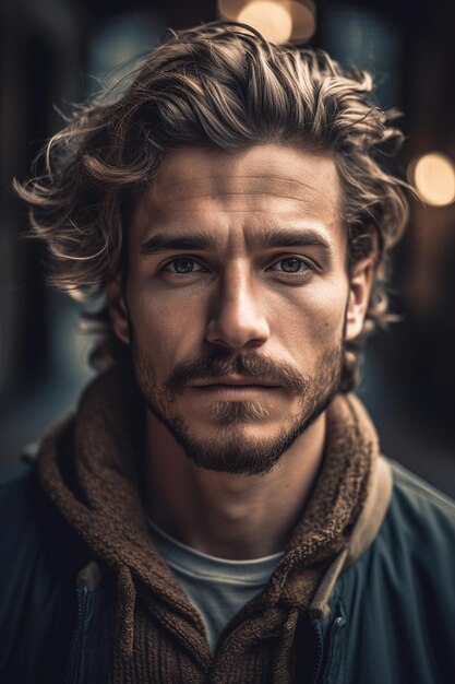 Portret van een modeman