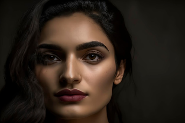 Portret van een mooie Pakistaanse vrouw