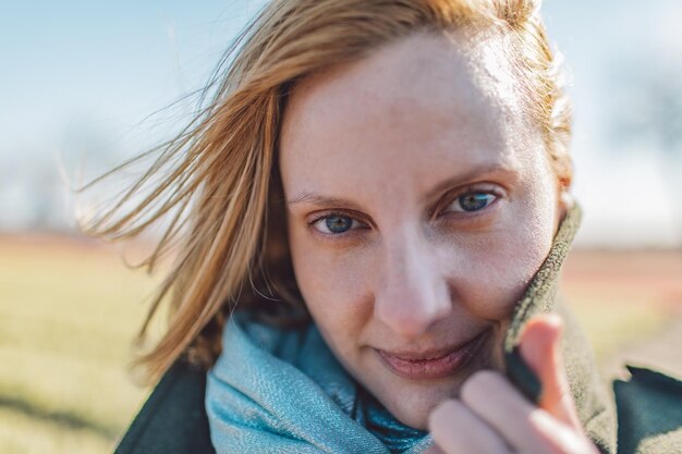 Portret van een mooie vrouw