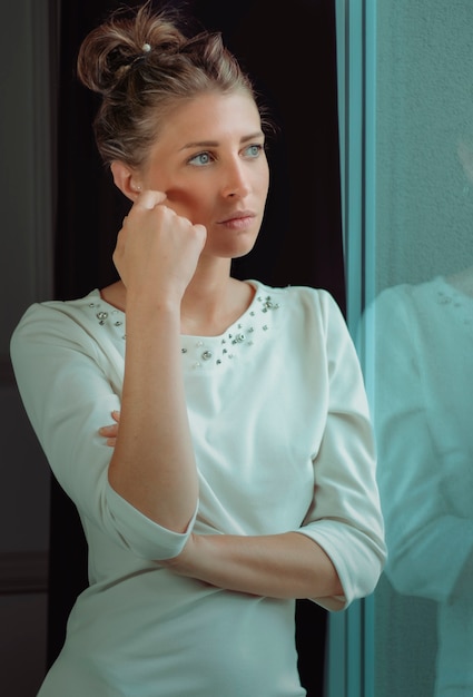 Portret van een mooie vrouw