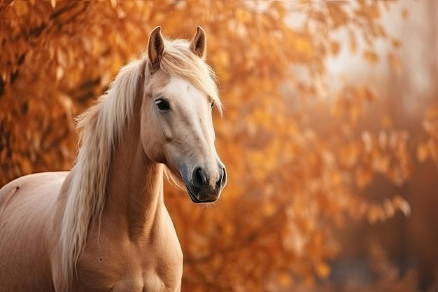 Portret van een paard