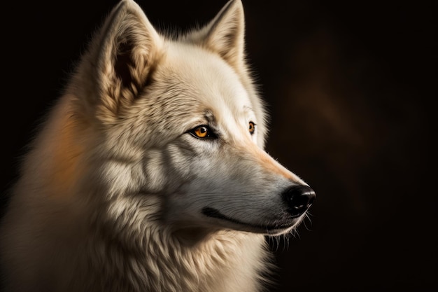 Portret van een prachtige Siberische Husky hond Studio opname