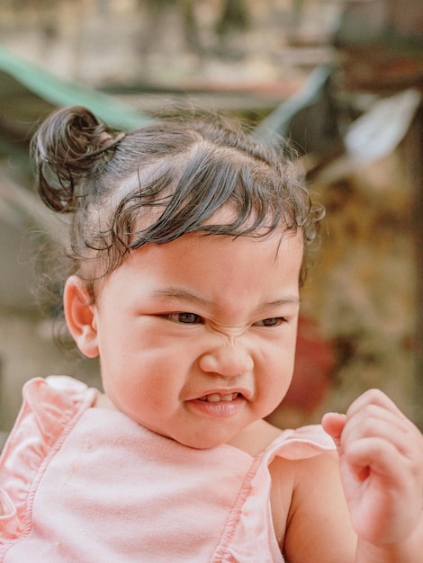 Foto portret van een schattig baby meisje