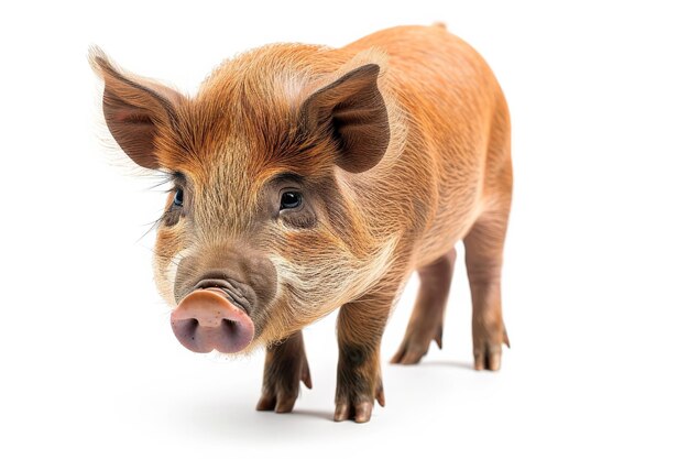 Portret van een schattig varken