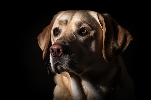 Foto portret van een schattige hond