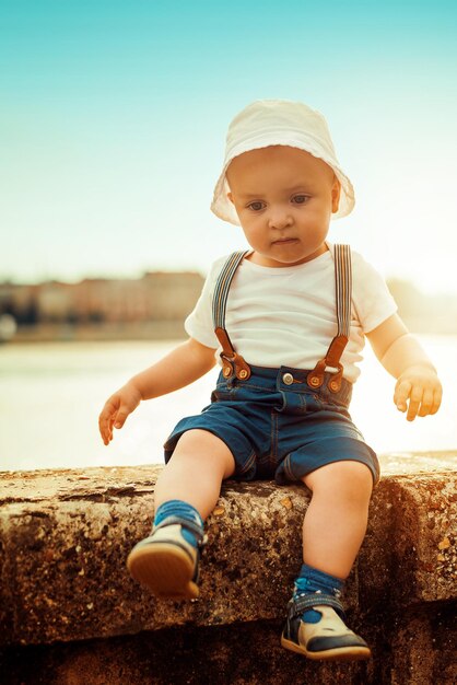 Portret van een schattige jongen