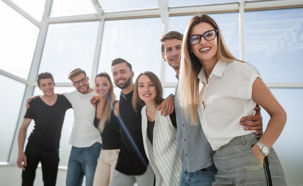 Portret van een succesvol zakelijk team