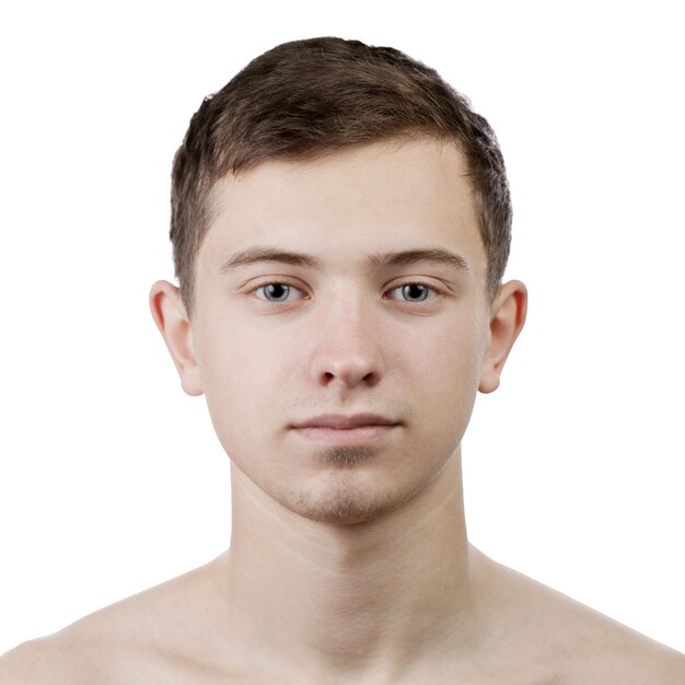 Portret van een tiener die in de camera kijkt