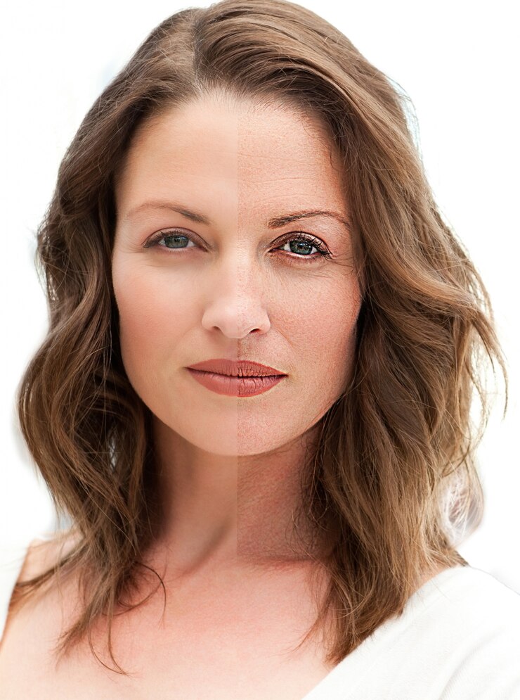 Foto portret van een vrouw