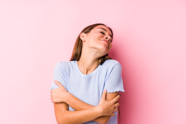 Portret van jonge blanke vrouw