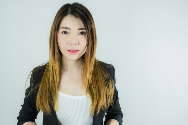 Portret van mooie Aziatische zakenvrouw