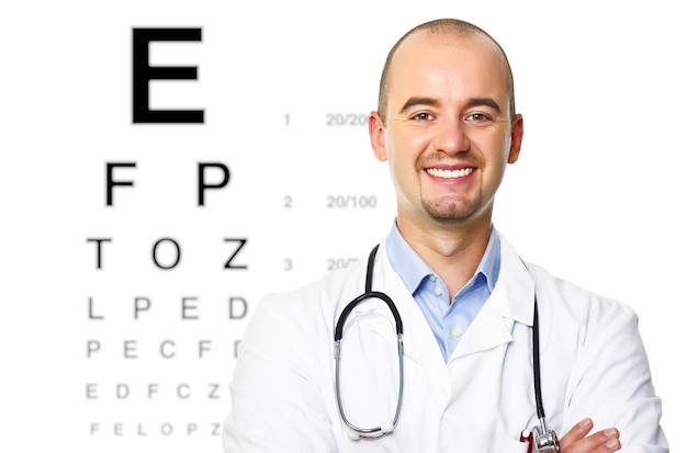 Portret van optometrist