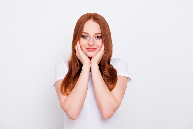 Portret vrouw met rood haar