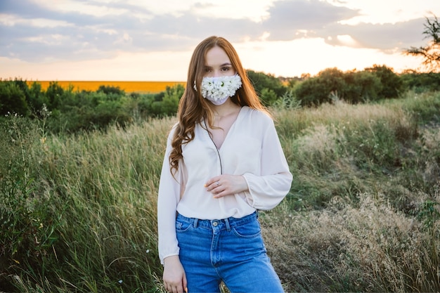 Portret vrouw op het platteland