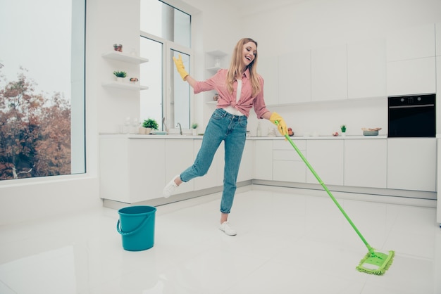 portret vrouw schoonmaken