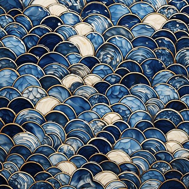 Portuguese tile design background