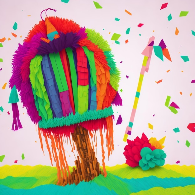 posada pinata background