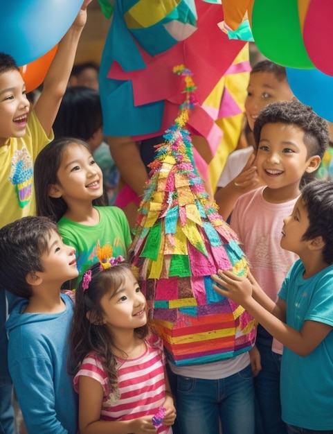 posada pinata background