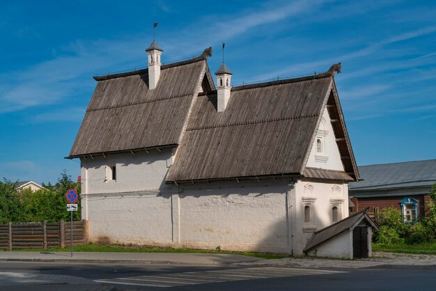 Posadsky House Moskvinas Huis op een zonnige zomerdag Suzdal Vladimir regio Rusland