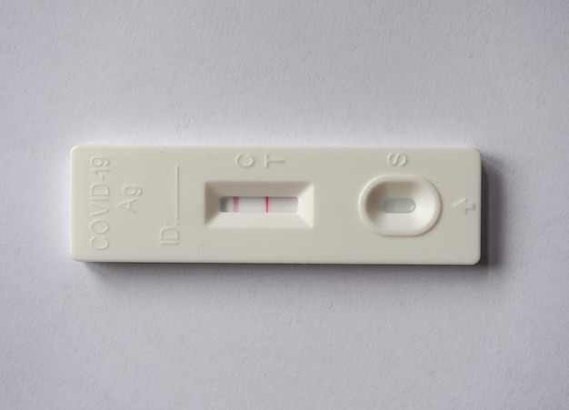 Positive Covid 19 antigen rapid test