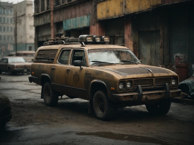 Post apocalyptic vehicle