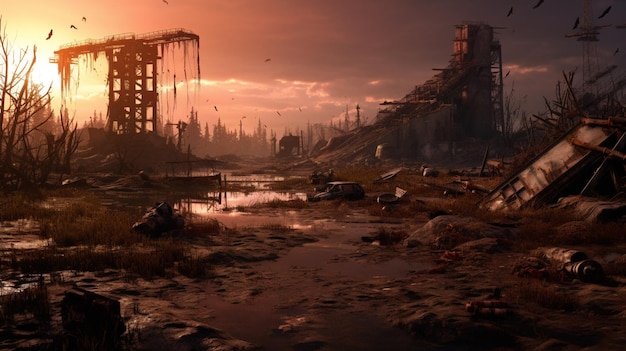 Фото Фон игры post apocalyptic wastelands