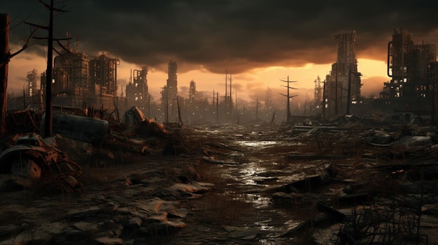 Post-Apocalyptic Wastelands spel achtergrond