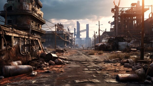 Post-Apocalyptic Wastelands spel achtergrond