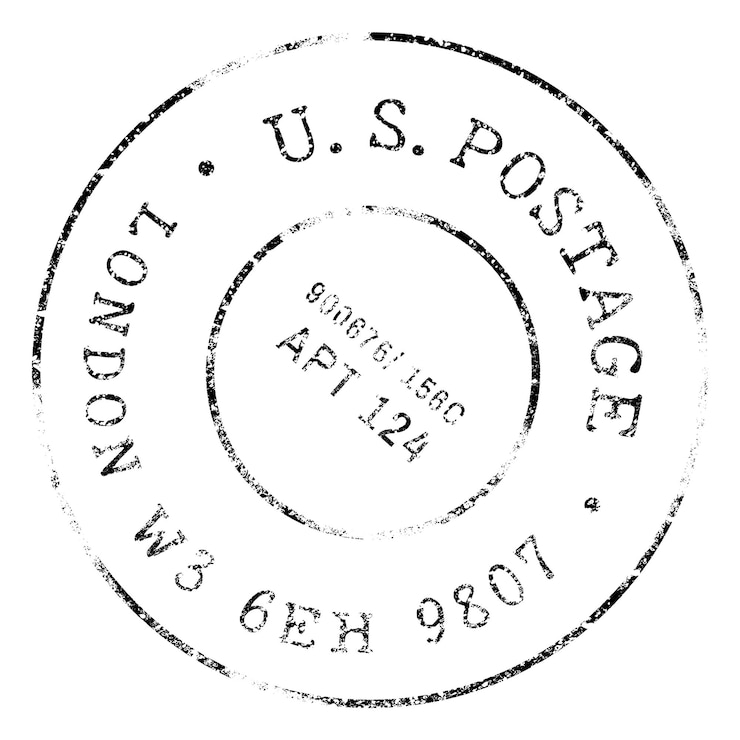 Photo postage stamp png sticker transparent background