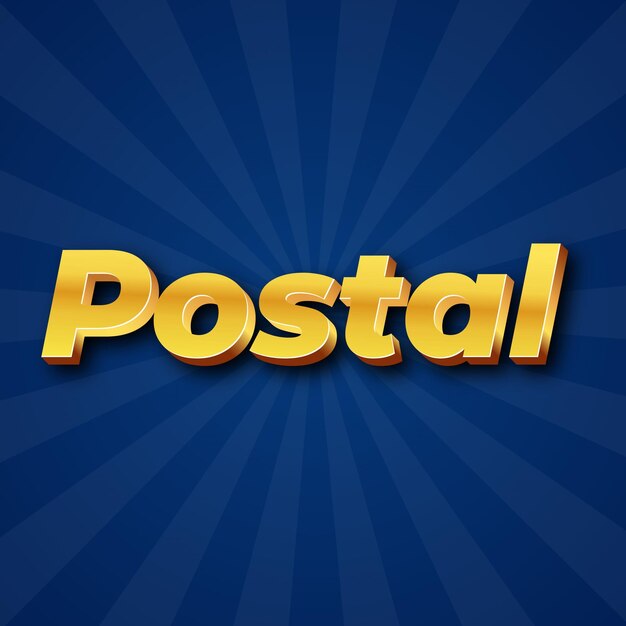 Postal Text effect Gold JPG attractive background card photo