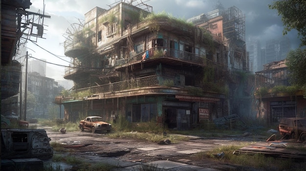 Premium AI Image  The last of us part 2 concept art