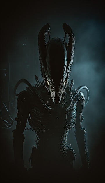 A poster for alien from the movie alien.