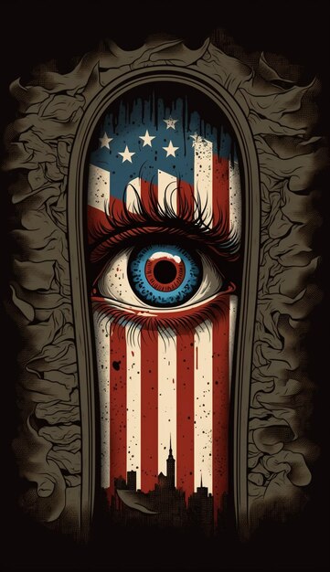 A poster for the american flag.