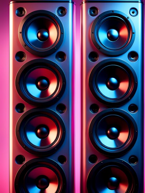 poster background abstract music background speakers music party