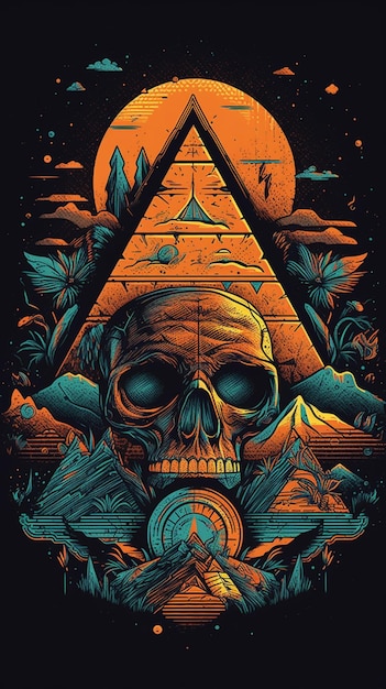 A poster for the band pyramids.