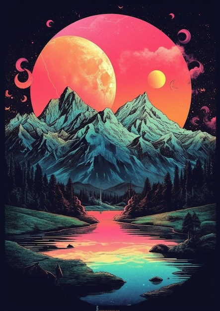 A poster for the band's new album called the band's new album.