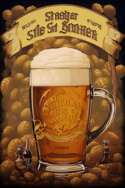 a poster for a beer called's best beer '