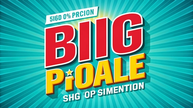 a poster for big fat pylons is on a blue background