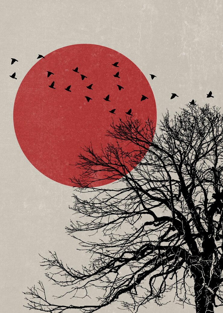 Photo a poster for a book called the red sun.