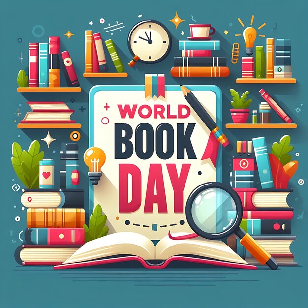 a poster of a book written by the worlds day