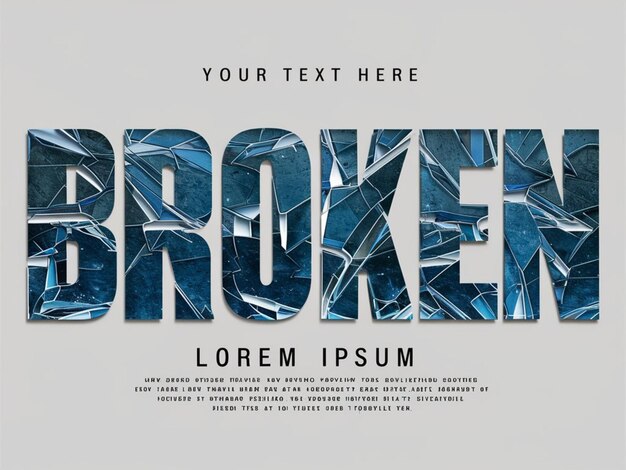 a poster for broken broken