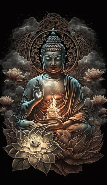 A poster for the buddhas of the world