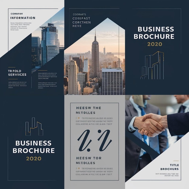 Photo a poster for the business of the business and the companys financial