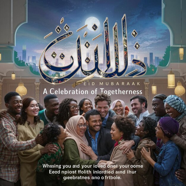 a poster for a celebration called a celebration of together generate by AI