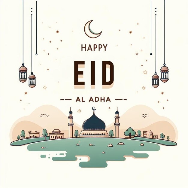 Eid al-Adha 祝賀のポスター