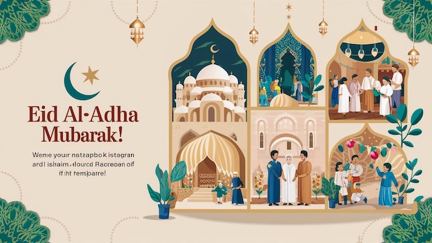 a poster for the celebration of the holy month