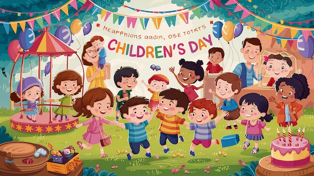 a poster for childrens day of childrens day