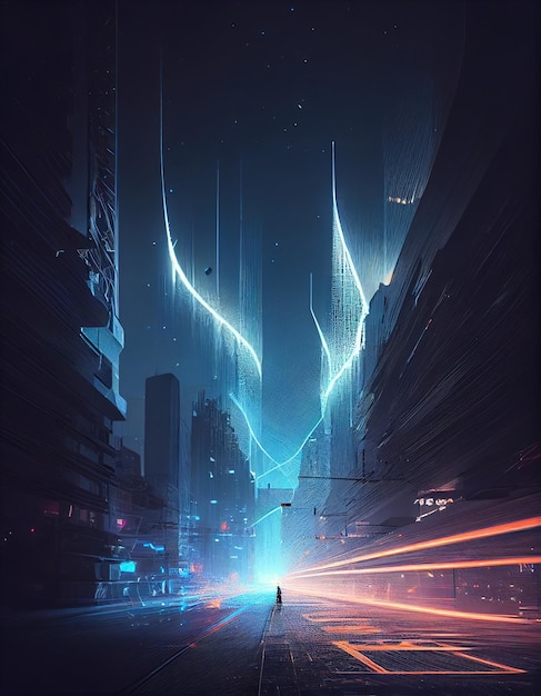 '빛의 도시'라고 말하는 도시의 포스터