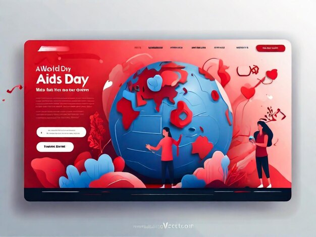 a poster for a company that says  aids day day